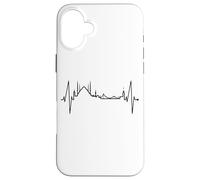 Istanbul Skyline Battito del Cuore Turchia Moschea Istanbul Custodia per iPhone 16 Plus