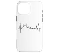 Istanbul Skyline Battito del Cuore Turchia Moschea Istanbul Custodia per iPhone 16 Pro Max