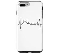 Istanbul Skyline Battito del Cuore Turchia Moschea Istanbul Custodia per iPhone 7 Plus/8 Plus