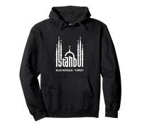 Istanbul Turchia Moschea Blu di Santa Sofia Turismo Felpa con Cappuccio
