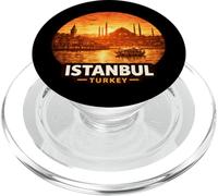 Istanbul, Turchia, tramonto, orizzonte, disegno PopSockets PopGrip per MagSafe
