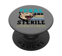 Isterectomia Rimozione dell'utero Gatta selvatica sterile PopSockets PopGrip Adesivo