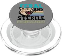 Isterectomia Rimozione dell'utero Gatta selvatica sterile PopSockets PopGrip per MagSafe