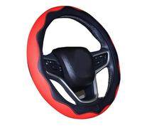 Istn Unisex 2018 Sport Style Contrasto Colore Antiscivolo Sudore Buona Traspirante PU Similpelle 15 Pollici Auto Volante Coprivolante 38cm Rosso