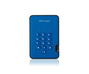 IStorage diskAshur 2 512 GB USB tipo A 3.2 Gen 1 [3.1 Gen 1] Blu (diskAshur2 SSD