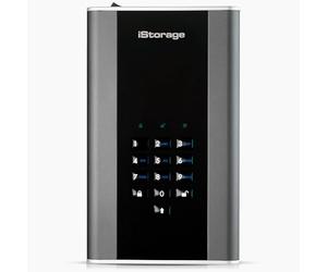 iStorage DiskAshur DT2 - Disco rigido fisso fisso fisso crittografato da 24 TB, livello FIPS 2, protetto da password, resistente alla polvere e all'acqua