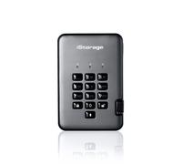 iStorage diskAshur PRO2 256-bit 2TB USB 3.2 hard disk sicuro e crittografato IS-DAP2-256-2000-C-G - Nouvo