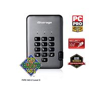 iStorage diskAshur PRO2 SSD 512 GB Secure Solid State Drive FIPS Level 3 Password Protected Dust/Water-resistant. IS-DAP2-256-SSD-512-C-X