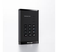 Hard disk esterno iStorage diskAshur PRO3 HDD disco rigido 5 TB USB tipo-C 3.2 Gen 1 (3.1 1) Nero [IS-DAP3-256-5000-F]