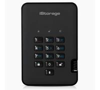 iStorage diskAshur2 HDD 500GB Nero - Disco rigido portatile sicuro - Protetto da password - Resistente alla polvere e all'acqua - Crittografia hardware