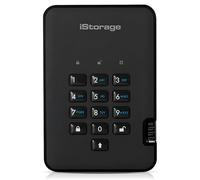 iStorage diskAshur2 SSD 16TB Nero - Unità a stato solido portatile sicura- Protetta da password, resistente alla polvere e all'acqua, portatile,
