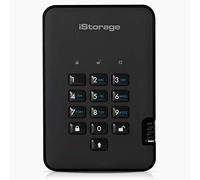 iStorage diskAshur2 SSD 256GB Nero - SSD portatile sicuro - Protetto da password - Resistente alla polvere e all'acqua - Crittografia hardware