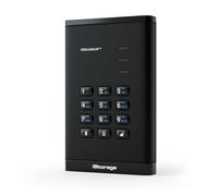 iStorage DiskAshur3 HDD 5TB Nero - Disco rigido portatile sicuro - Protetto da password - Resistente alla polvere e all'acqua - Crittografia hardware