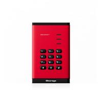 IStorage diskAshur3 SSD 8 TB USB Type-A / USB Type-C 3.2 Gen 1 [3.1 Gen 1] Rosso