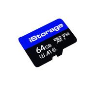 iStorage Scheda microSD da 64GB | Cripta i dati archiviati su schede microSD iStorage utilizzando l'unità flash USB datAshur SD | Compatibile solo con unità SD datAshur