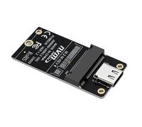 ISTOVO 1 pezzo M.2 Adattatore per alloggiamento per SSD C Encloure M2 NVME Scheda Intermedia Chip JMS583 10 Gbps Supporto SSD 2230 2242 2260 Nero