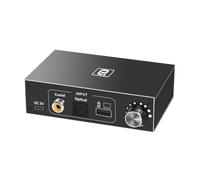 ISTOVO 1 Set Decodificatore Audio HiFi 192KHz Convertitore Digitale-Analogico Adattatore TV Ottico Coassiale USB OTG Amplificatore per Cuffie Lega di Alluminio Spina Europea