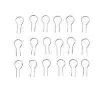 ISTOVO 100 Pezzi A Forma di R da Appendere con Ago in, Filo di Tungsteno 0,55x1,2 cm per Forno, Fusione di Vetro e Ceramica, Realizzare Fili per Ornamenti Pendenti Fai da Te