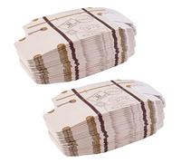 ISTOVO 100 Pezzi Mini Favore Scatola Festa Favore Caramella Scatola, Vintage Carta con Tag e Corda