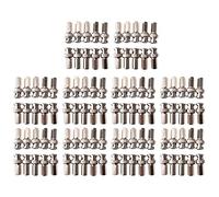 ISTOVO 100 Pz Connettore Twist-on BNC Coassiale CCTV RG59