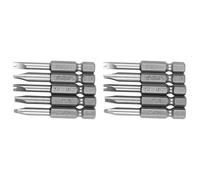 ISTOVO 10PZ Set Bit di Sicurezza Set Tamper Proof Cacciavite Punta da Trapano Vite Bit del Driver Gambo Esagonale Punta un U da 6 Pollici