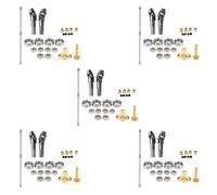 ISTOVO 10X per B-1 B-14 B-24 B24 C14 C-14 1/16 Camion RC Aggiornamento Auto Trasmissione in Metallo Semiasse Ponte Assale Anteriore Kit Completo in Metallo