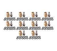 ISTOVO 10X Set di Adattatori Per Idropulitrice, Kit di Disconnessione Rapida Da 1/4 di Pollice Con O-Ring Da 100 Pezzi 5000 Psi
