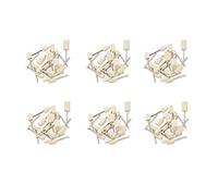 ISTOVO 120PZ Lana Feltro Montato Mandrino Lucidatura Ruote Lucidanti Molatura Punte Testa Smerigliatrice Orologio Gioielli Accessori per Utensili Rotanti Attacco-Stelo 1/8 Pollice