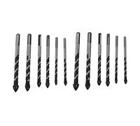 ISTOVO 12PZ Ceramica Per Punte da Trapano, Massoneria Drill Bits Set Per Vetro, Cemento, Legno Carburo di Tungsteno Punta Per Wall Specchio E Mattonelle Con Dimensioni 6,6,8,8,10,12mm