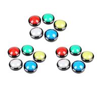 ISTOVO 15X Buttons 60mm Dome Pulsante LED da 2,36 Pollici con Micro-Interruttore per Console per Videogiochi Machine
