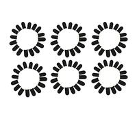 ISTOVO 18 Pin per Giochi Mobili Stampa Schermo Maniche un Dito Nero e Giallo (96 Pezzi)