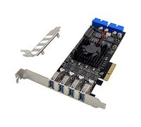 ISTOVO 1Set PCI-E X4 ST676 NEC720202 USB3.0 Card Quattro Canali USB3.0 SATA Poteri Visione Industriale Scheda di conversione ad alta velocità
