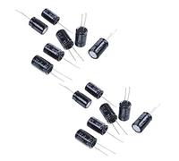 ISTOVO 20 Pc Condensatori Elettrolitici Radiali 22Uf 400V 105C Neri 13mm x 21mm