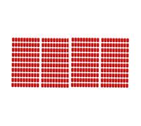 ISTOVO 200 Pezzi Cappucci Terminali Nel Gomma 9,5 mm ID PVC Tubo Tondo Tappo Tappo Copri Vite Filetto Protettore Rosso