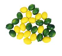ISTOVO 28 Pz/Set Limoni Artificiali e Limette Frutta Finta Decorativa Agrumi Finti Decorazioni Artificiali per la Cucina al Casa