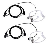 ISTOVO 2X 2 Pin Covert Acoustic Air Tube Mic Microfono Auricolare Earbud Auricolare Auricolare per