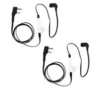 ISTOVO 2X 2 Pin Noodle Style Auricolari Cuffie K Plug Auricolare Auricolare per Uv5R -888S Uv5R Radio Filo Nero