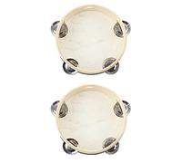 ISTOVO 2X 6 Pollice Percussion Regalo Musicale Tamburello Tamborine Rotonda per KTV Partito