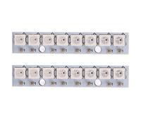 ISTOVO 2X 8xWS2812B 5050 RGB Guida LED A LED per Scheda A Strisce Incorporata A Colori per NAZE32 CC3D