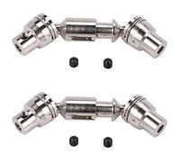 ISTOVO 2X Aggiornamento Pezzo di Ricambio Metallo Assale Posteriore Shaft Set per 1/16 6WD B16