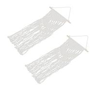 ISTOVO 2X Appeso A Parete in Tessuto Macrame' - Stile Boho Arredamento Telecamera Geometrica in Stile - Bellissimo Appartamento in Dormitorio con Decorazione, 14 Pollici W x 33 Pollic L