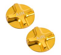ISTOVO 2X Bike Air Gas Schrader Caps Sospensione Bici Parti Forcella Forcella per Road Bike Gold