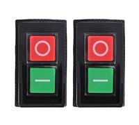 ISTOVO 2X Elettromagnetici Impermeabili 5 Pin KJD17 Interruttori di Sicurezza con Avviamento Magnetico Un Bobina 220-240V