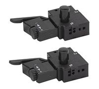 ISTOVO 2X FA2-6 / 1BEK SPST Lock Sul Pulsante di Accensione del Pulsante di Azionamento Elettrico Nero