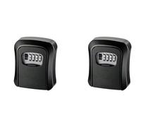 ISTOVO 2X Scatola, Organizer per, Cassetta nel, Cassetta Porta Chiavi Impermeabile Montata A Parete con Kit di Montaggio