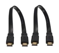 ISTOVO 2X Short A Flat Cable Full HD per Audio Video HDTV TV