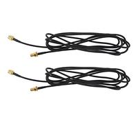 ISTOVO 2X Wifi di Prolunga Antenna RP-SMA A RP-SMA Adattatore Connettore Femmina Rg174 2M