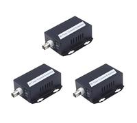 ISTOVO 3 Pz Ethernet IP Extender su Coassiale Kit di Rete HD EoC Prolunga di Trasmissione Via Coassiale per Telecamere CCTV di Sicurezza(B)