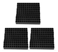 ISTOVO 30 Pz 12-Hole Cacciavite Bit Box Block Block Nero per Sei 6,35 mm Angolo Maniglia