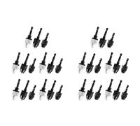 ISTOVO 30PCS 1/4 di pollice Hex Shank Keyless Drill Chuck Quick Change Adapter Converter Impact Trapani Bit
